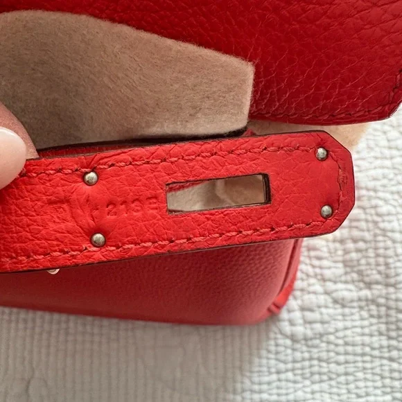 ❌SOLD❌ Hermes Birkin 35 Rouge Capuccine Togo SHW P◾️ - Picture 10 of 16